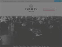 Tablet Screenshot of empresstavern.com